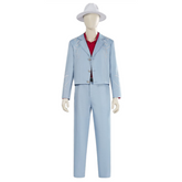 Die With A Smile Lady Gaga Bruno Mars Blue Stage Outfits Cosplay Costume Halloween Carnival Suit